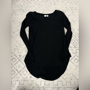 BP, black, long sleeve tee, extra small